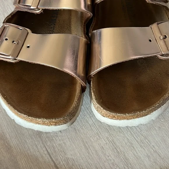 Birkenstock Arizona Sandal Metallic Copper - Picture 13 of 14